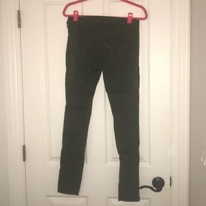 Dark Green Hollister Skinny Jeans